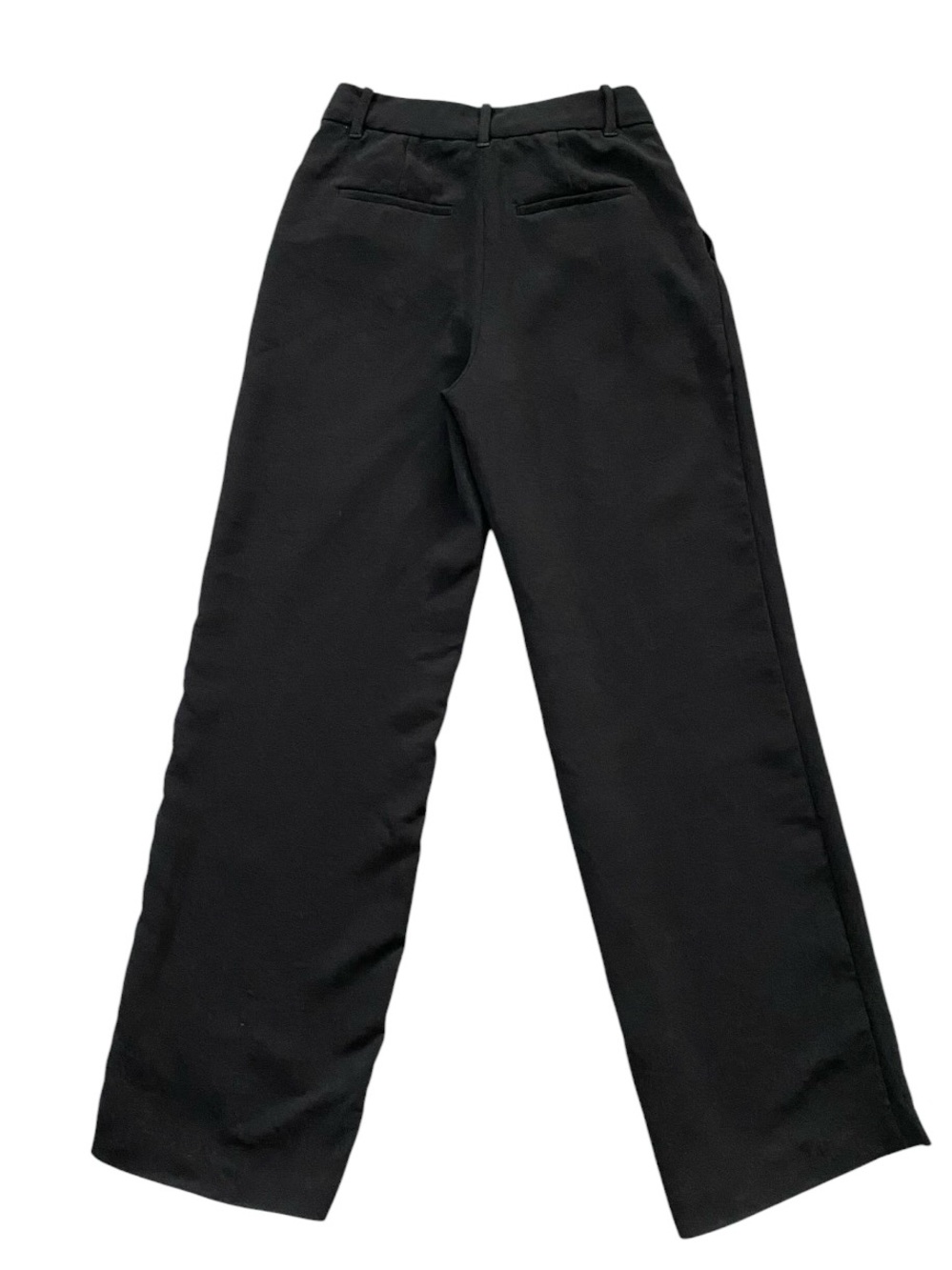 Aritzia Wilfred Effortless Pants Black Crepette High Rise Wide Leg Size 2 - Picture 7 of 16